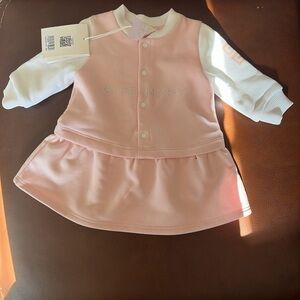 Givenchy Pink and White Baby Outfit
